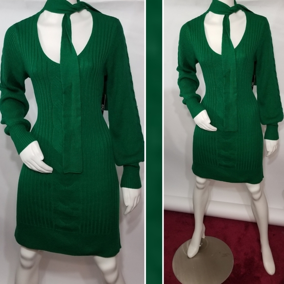 Ribbed Knit Sweater Dress - Picture 7 of 7